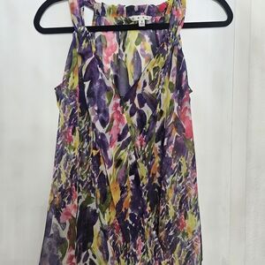 CAbi Multicolor Sleeveless Blouse
